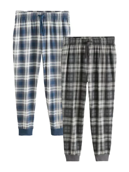 Next Pantaloni de pijama albastru / negru alb