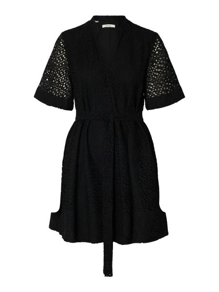 SELECTED FEMME Rochie SLFLAERKE' negru