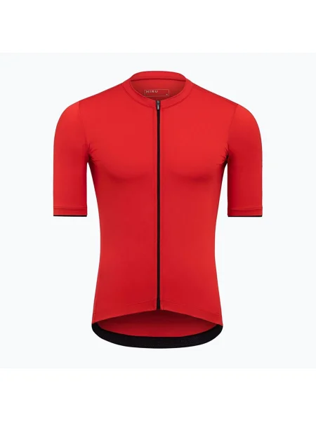 Tricou de ciclism pentru bărbați HIRU Core red roșu