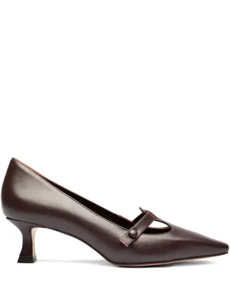 Полуотворени обувки Sarah Chofakian червено