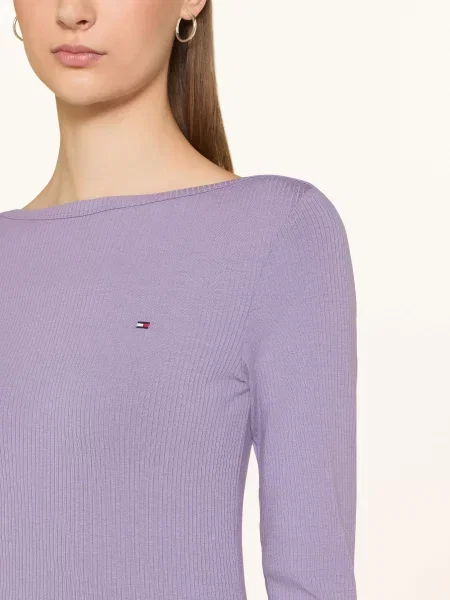 Tommy Hilfiger Tričko S Dlouhým Rukávem světle fialová
