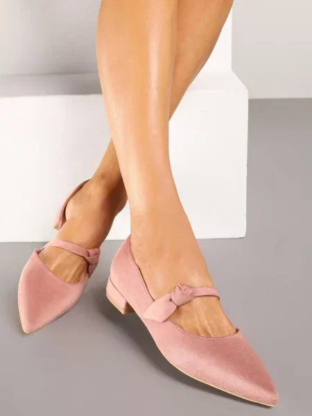 Pantofi cu Liliarine roz