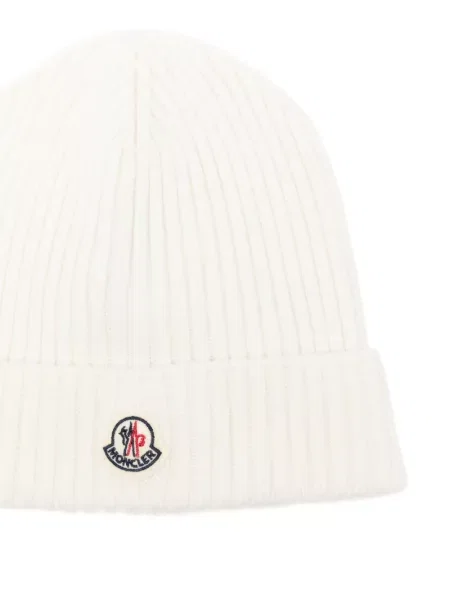 Czapka dziecięca Moncler Enfant biała