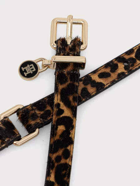 Tommy Hilfiger pas usnjeni črna
