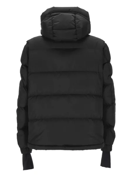 Geacă Moncler Grenoble cu glugă negru