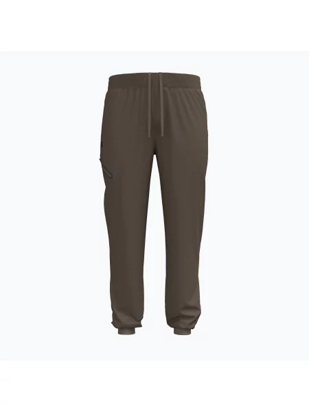 Pantaloni de antrenament pentru bărbați Under Armour Unstoppable Joggers desert taupe/black negru