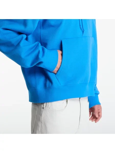 Hanorac cu glugă Nike din fleece albastru