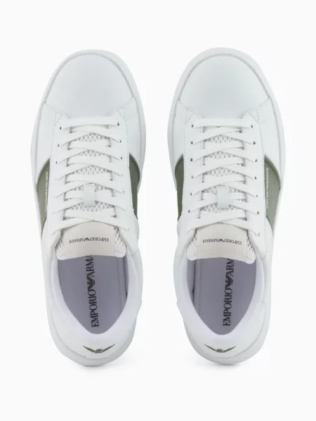 Sneakerși Emporio Armani alb