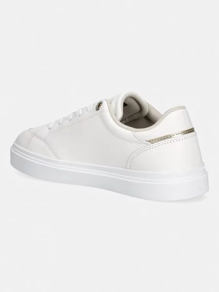 Tommy Hilfiger Sneakersy Th Chic Cupsole Écru białe