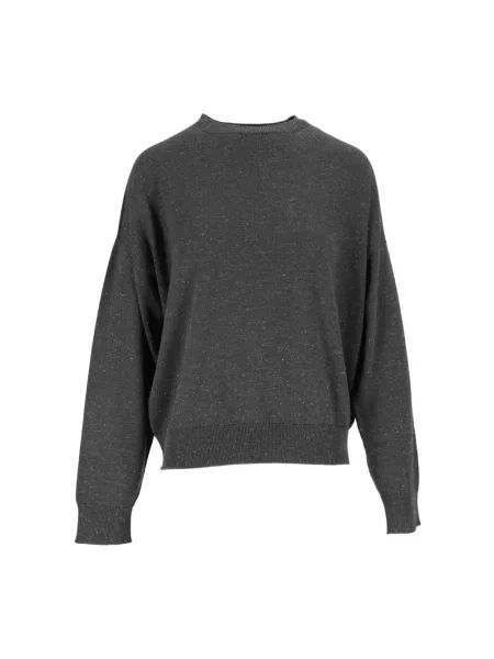 Dzianinowy sweter Peserico szary