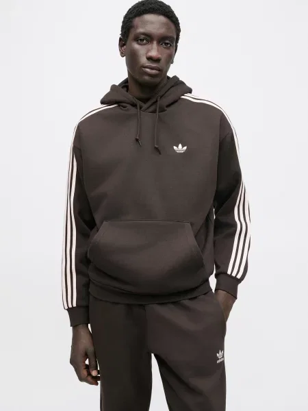 ADIDAS ORIGINALS Majica rjava bela
