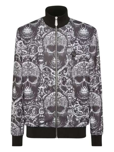 Geacă Philipp Plein cu imagine negru