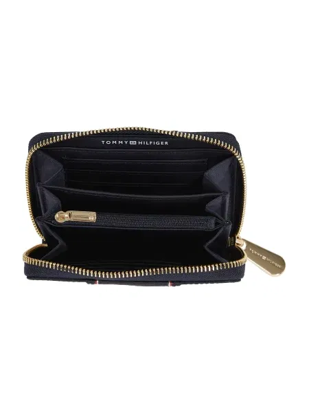 Nagy női pénztárca Tommy Hilfiger Poppy Med Za Corp Sötétkék kék