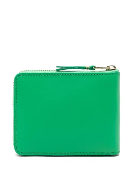 Portofel Comme Des Garçons Wallet din piele verde