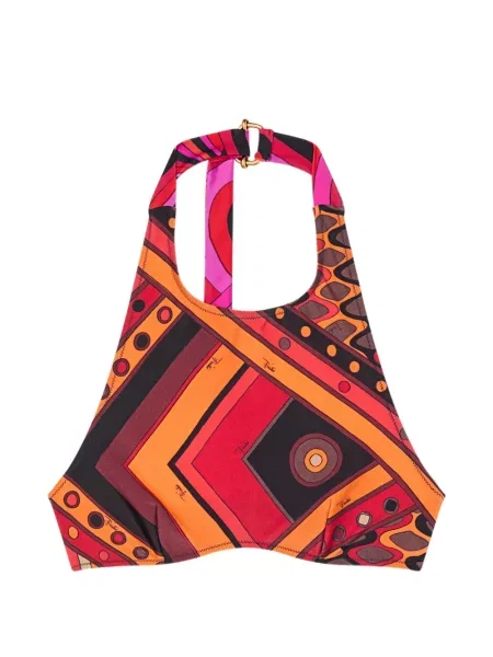 Bikini Pucci cu imagine portocaliu