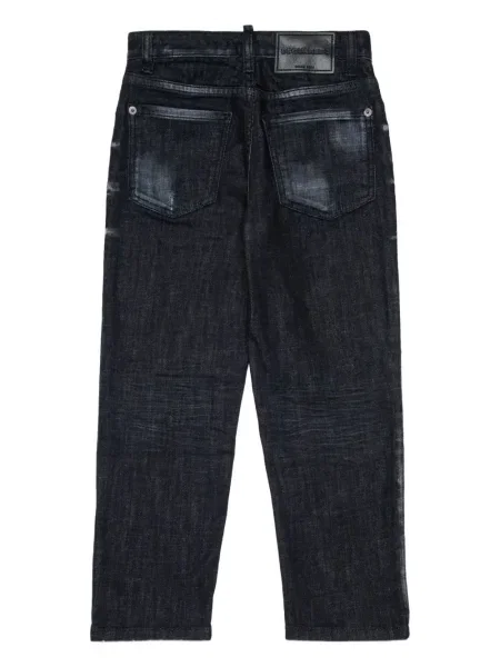 Jeansy dziecięce Dsquared2 czarne