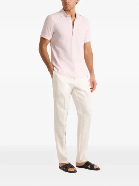 Tricou polo Orlebar Brown roz