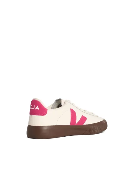 Sneakersy Veja sznurowane z logo białe