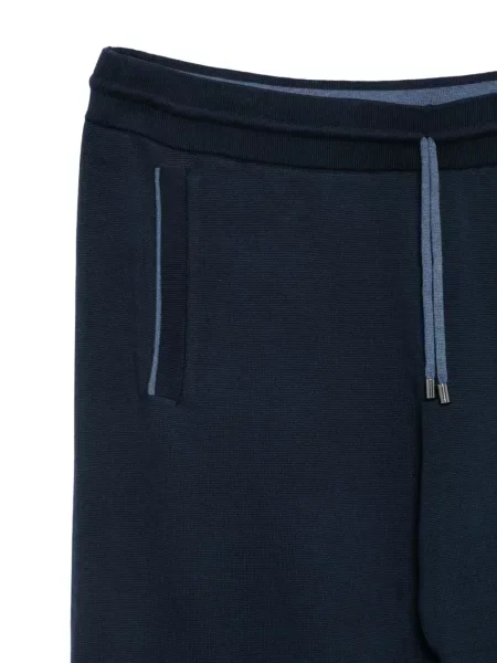 Pantaloni Cesare Attolini alergare cu cordon albastru