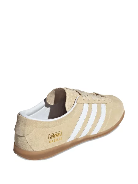 Sneakerși Adidas Gazelle din piele cu dungi argintiu