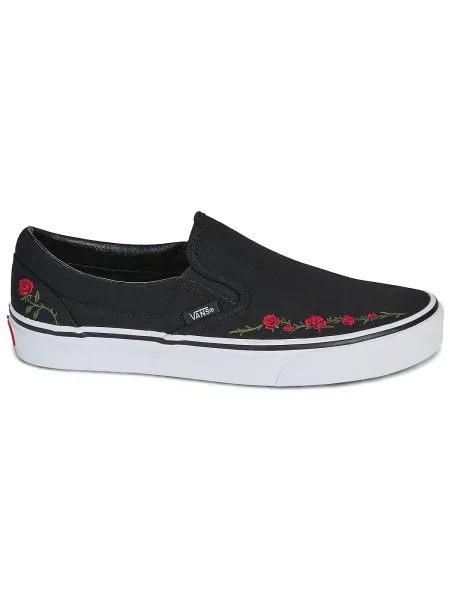 Slip on klasszikus félcipő Vans fekete