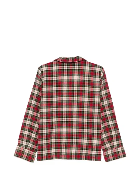 Gulerat pulover Polo Ralph Lauren din canvas în carouri roșu