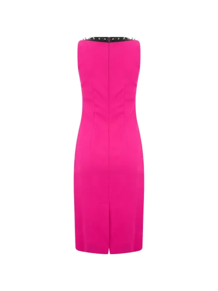 Rochie midi Moschino fără mâneci roz