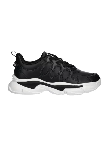 Sneakersy Just Cavalli skórzane czarne