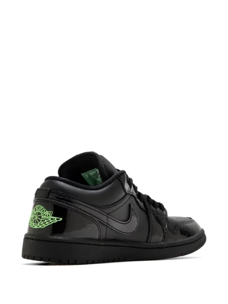 Бягане чехли Nike на платформе бродирани оранжево