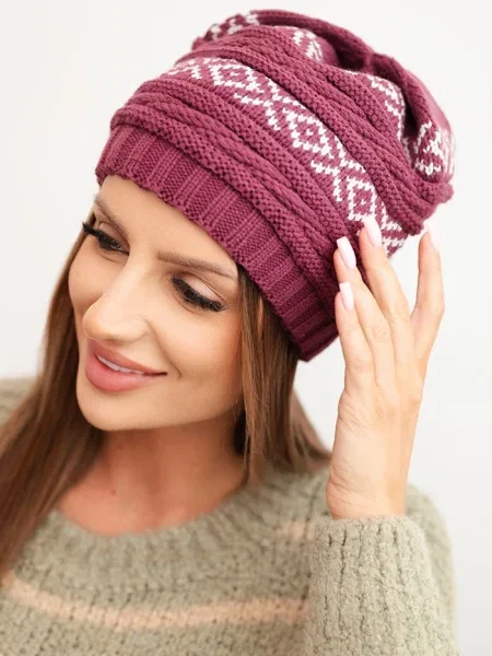 Căciulă Kesi de lână alb