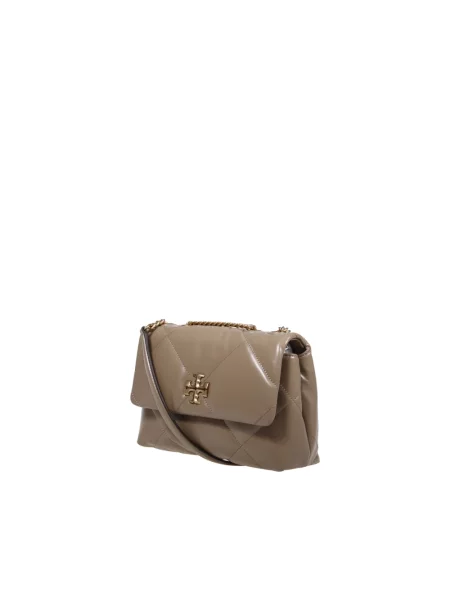 Torebka crossbody Tory Burch skórzana biznesowa beżowa