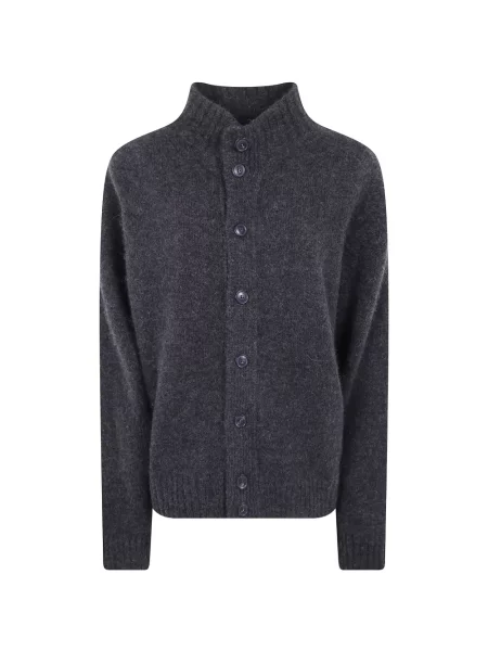 Cardigan Filippo De Laurentiis din lână alpaca gri