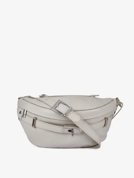 Кожаная сумка Regina Notte бежевая