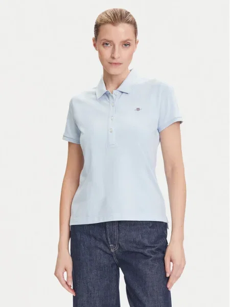 Gant Tricou polo Sheild celest albastru