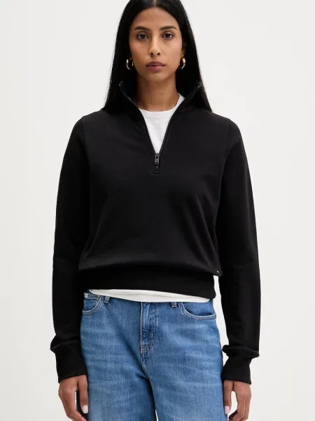 Tommy Jeans hanorac pentru femei din negru