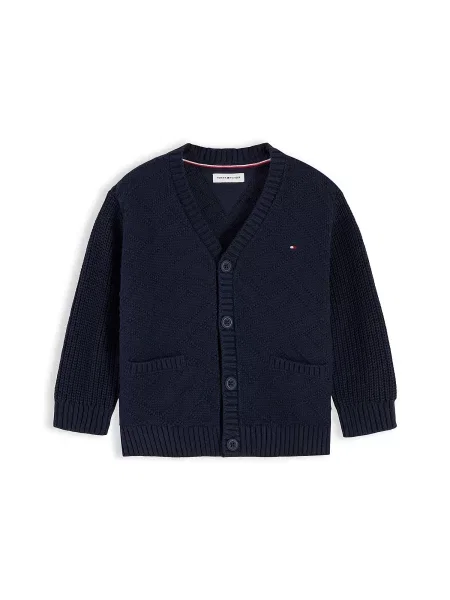 TOMMY HILFIGER Geacă tricotată marin albastru