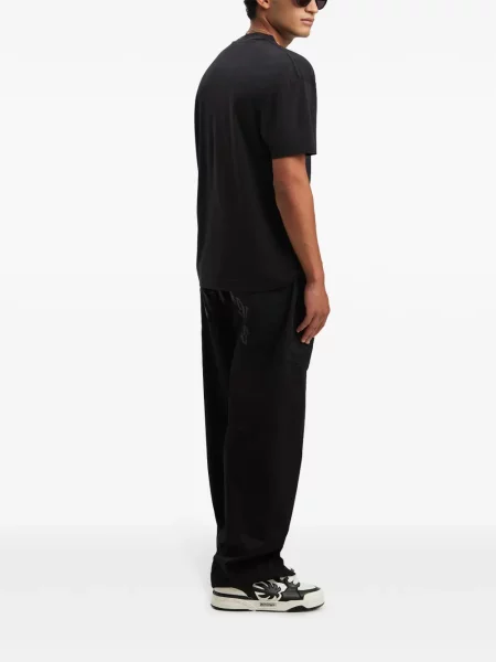 Pantaloni Palm Angels cu imagine negru