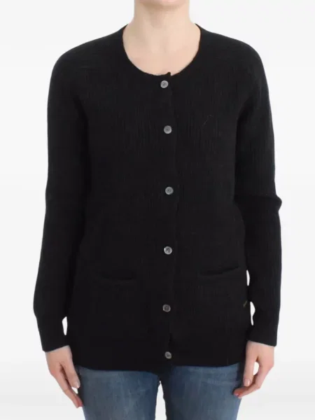 Cardigan John Galliano de lână negru