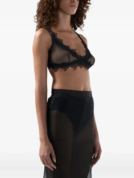 Sutien Gcds din dantelă negru