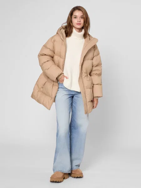 Пуховик PRPY бежевий