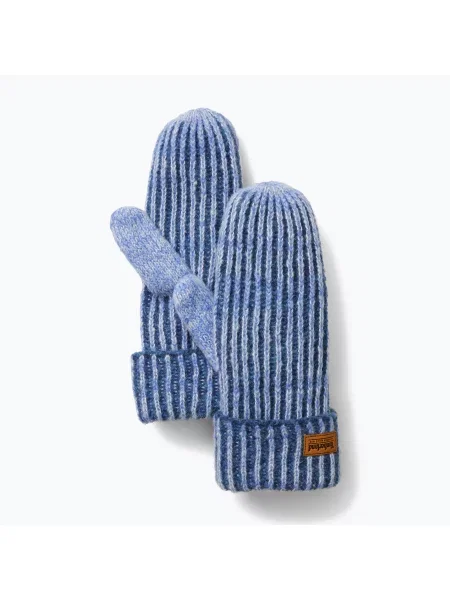 Rukavice Timberland Plaited Melange Mitten frozen fjord modré