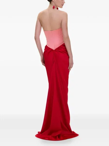 Rochie maxi V:pm Atelier drapată roșu