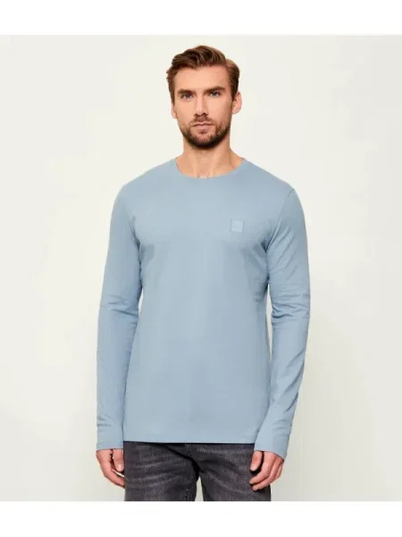 Hosszú ujjú póló Boss Orange kék