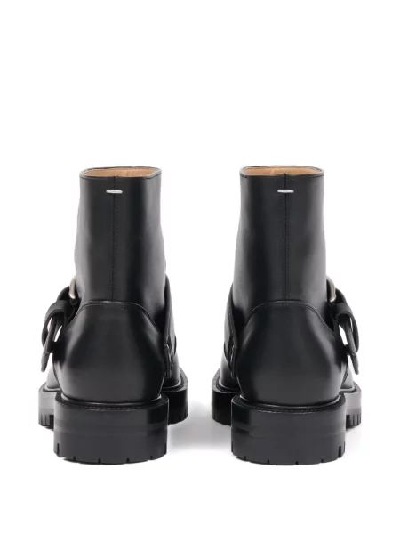 Cizme scurte Maison Margiela din piele negru