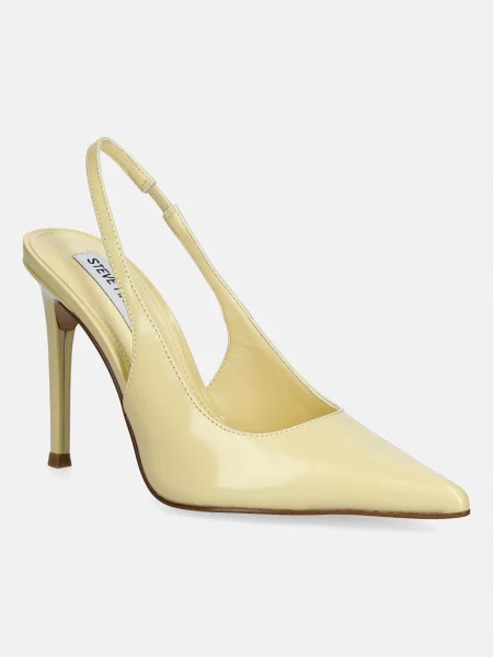Pantofi cu toc Steve Madden din piele galben