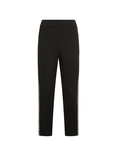 Pantaloni Moorer cu dungi negru