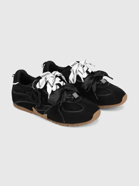 Naked Wolfe sneakersy skórzane Adored Adored Black Suede czarny