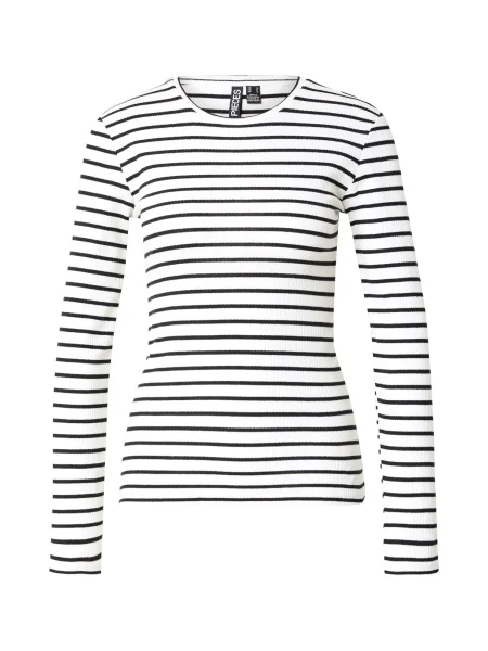 PIECES Tricou PCRUKA negru alb
