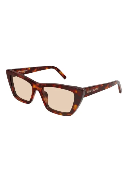 Saulės akiniai Saint Laurent Eyewear ruda