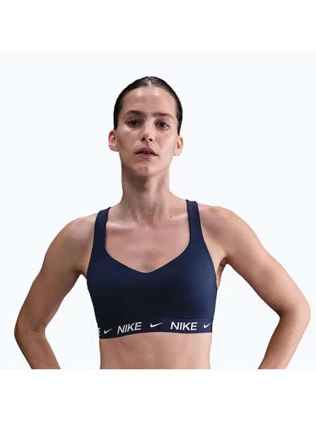 Спортен сутиен Nike Indy High Support midnight navy синьо